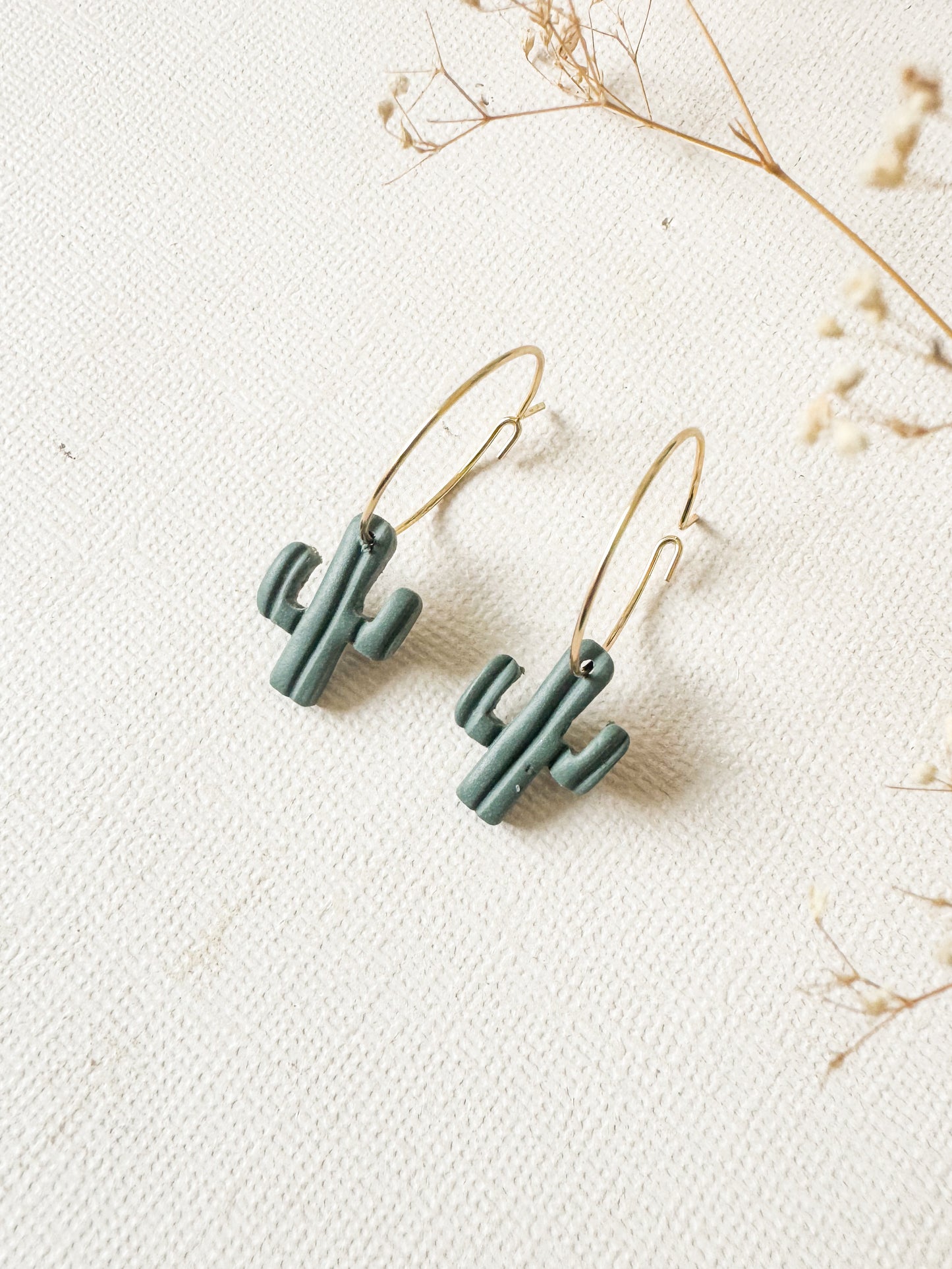 Turquoise Bar Hoops