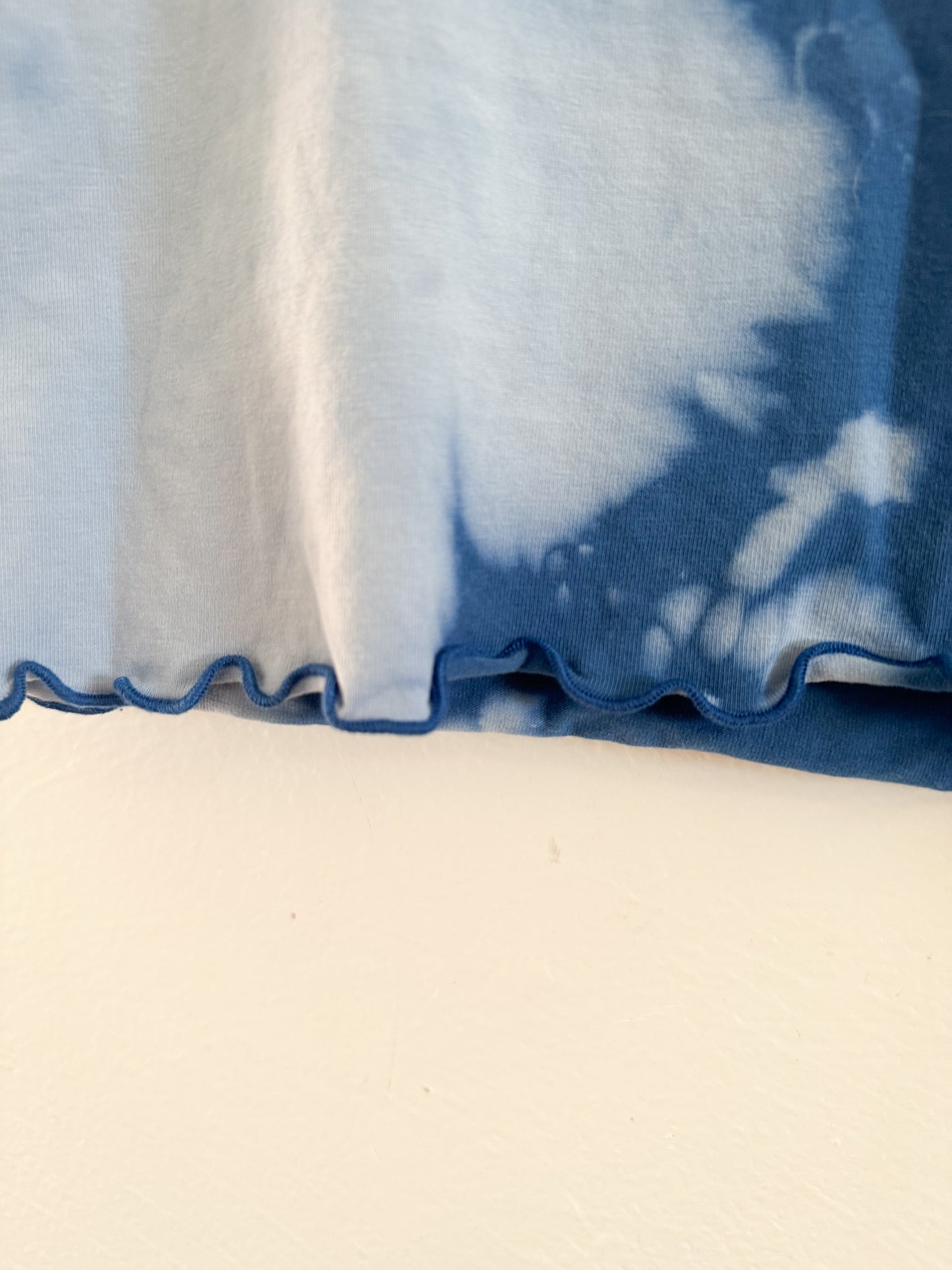 ASOS Design Blue Tie-Dye Tee Size X-Small