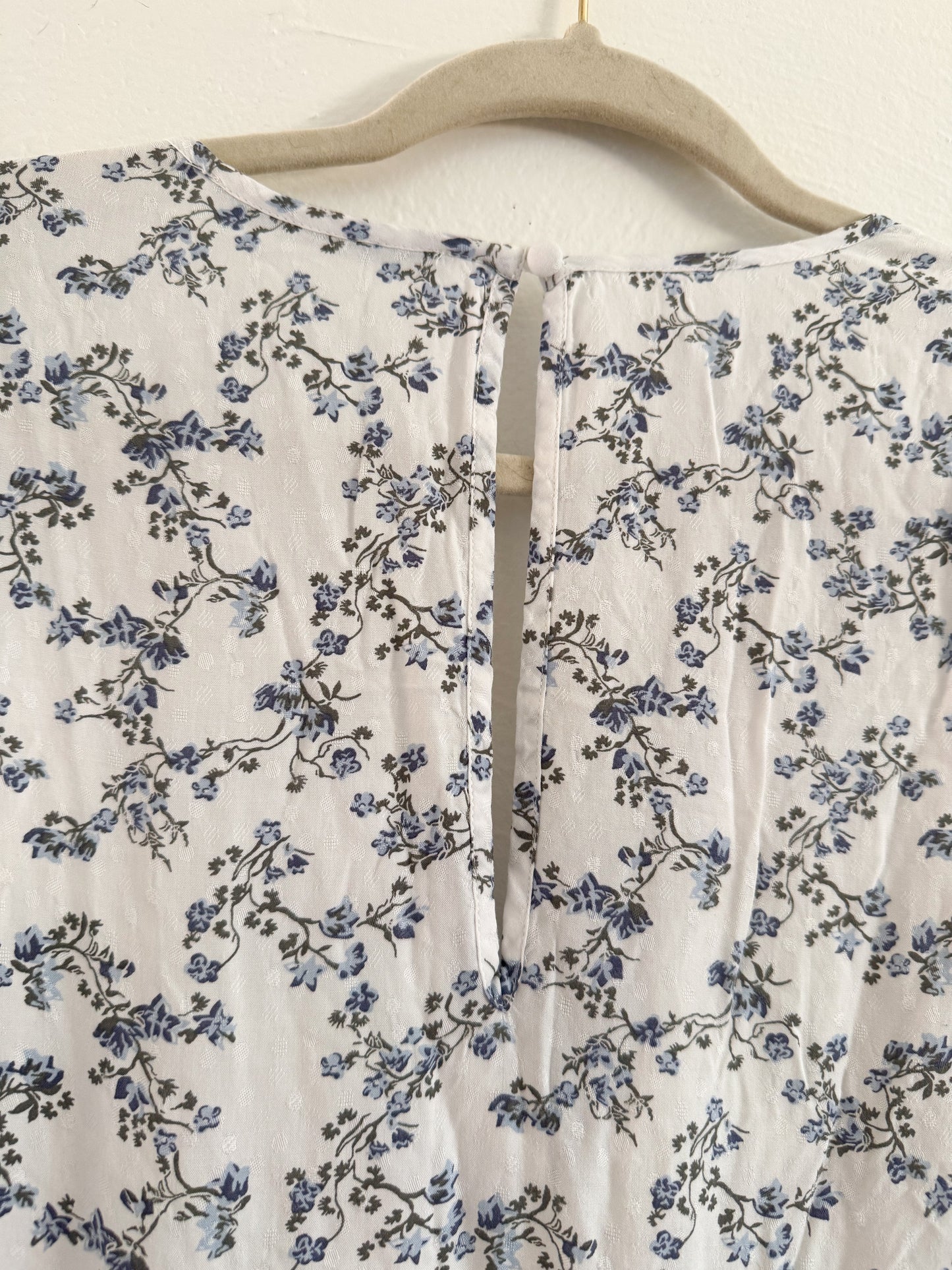 Abercrombie & Fitch Blue Floral Dress Size Small