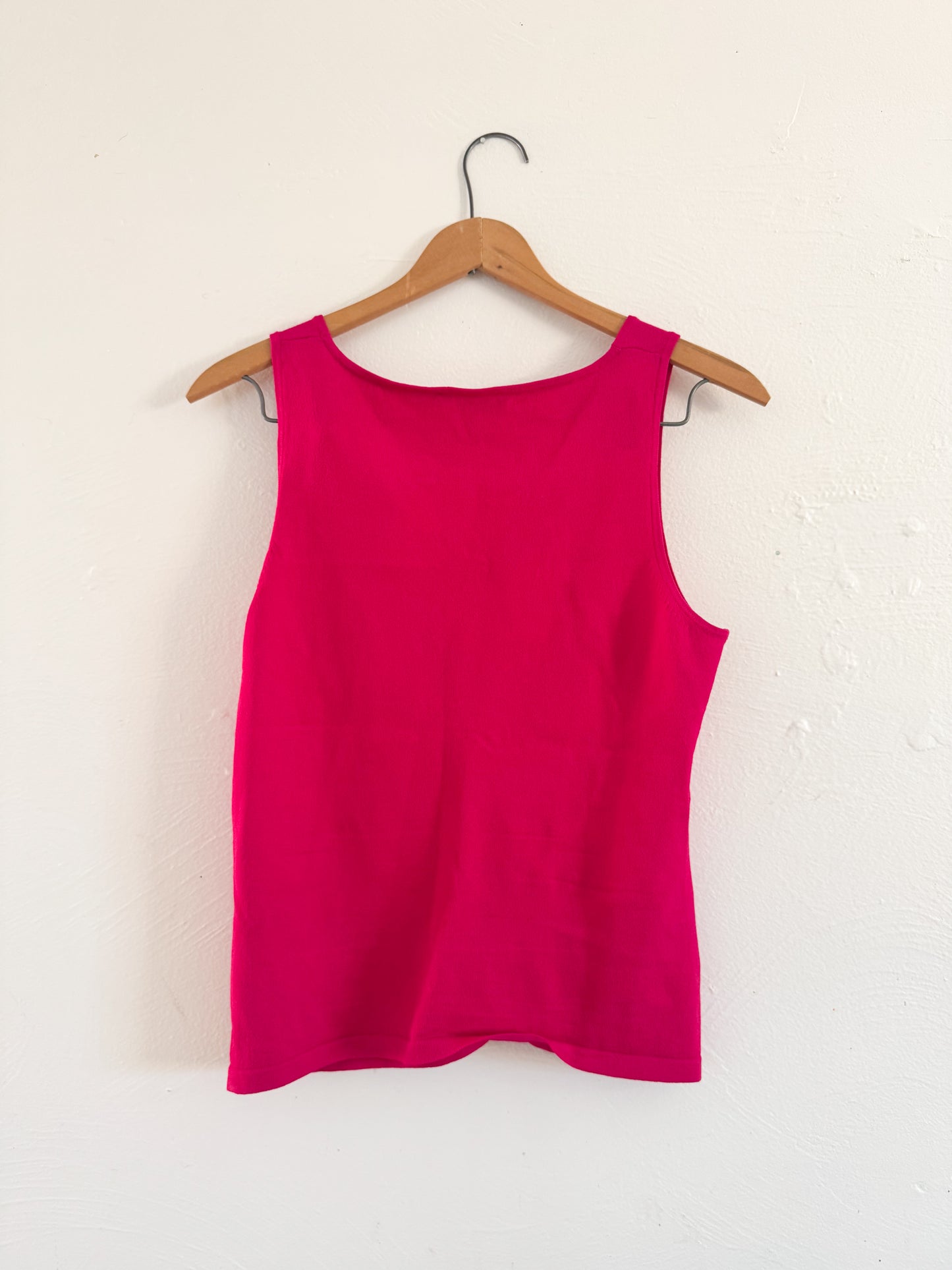 Banana Republic Fuchsia Tank Size Petite Medium