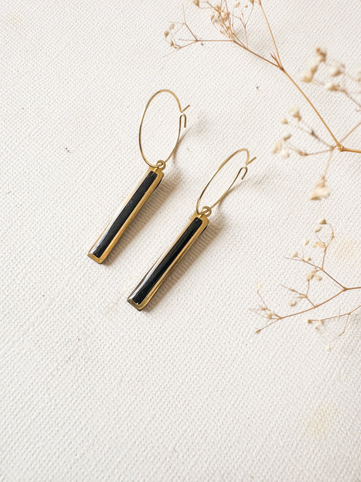 Black Bar Hoops