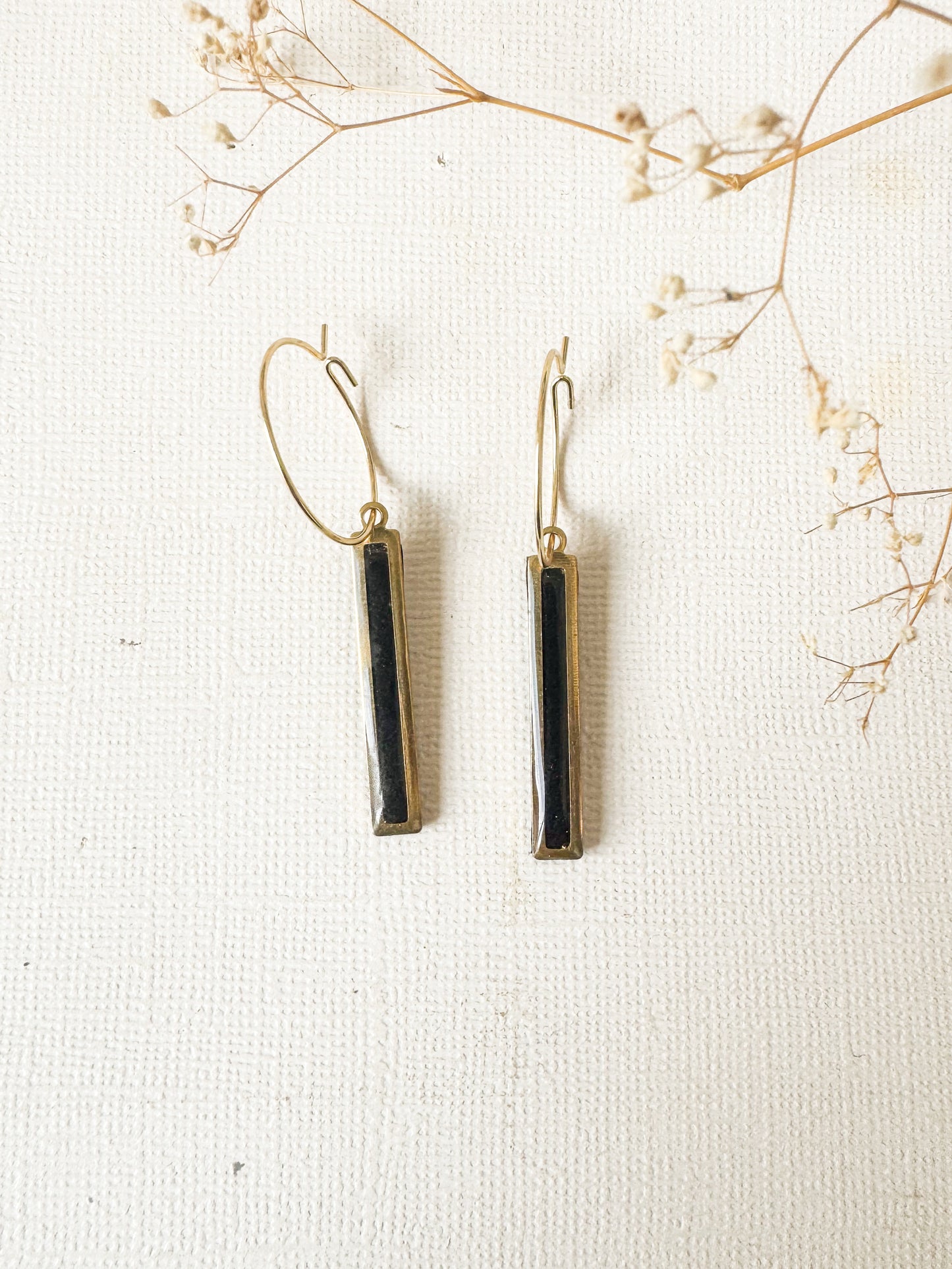 Black Bar Hoops