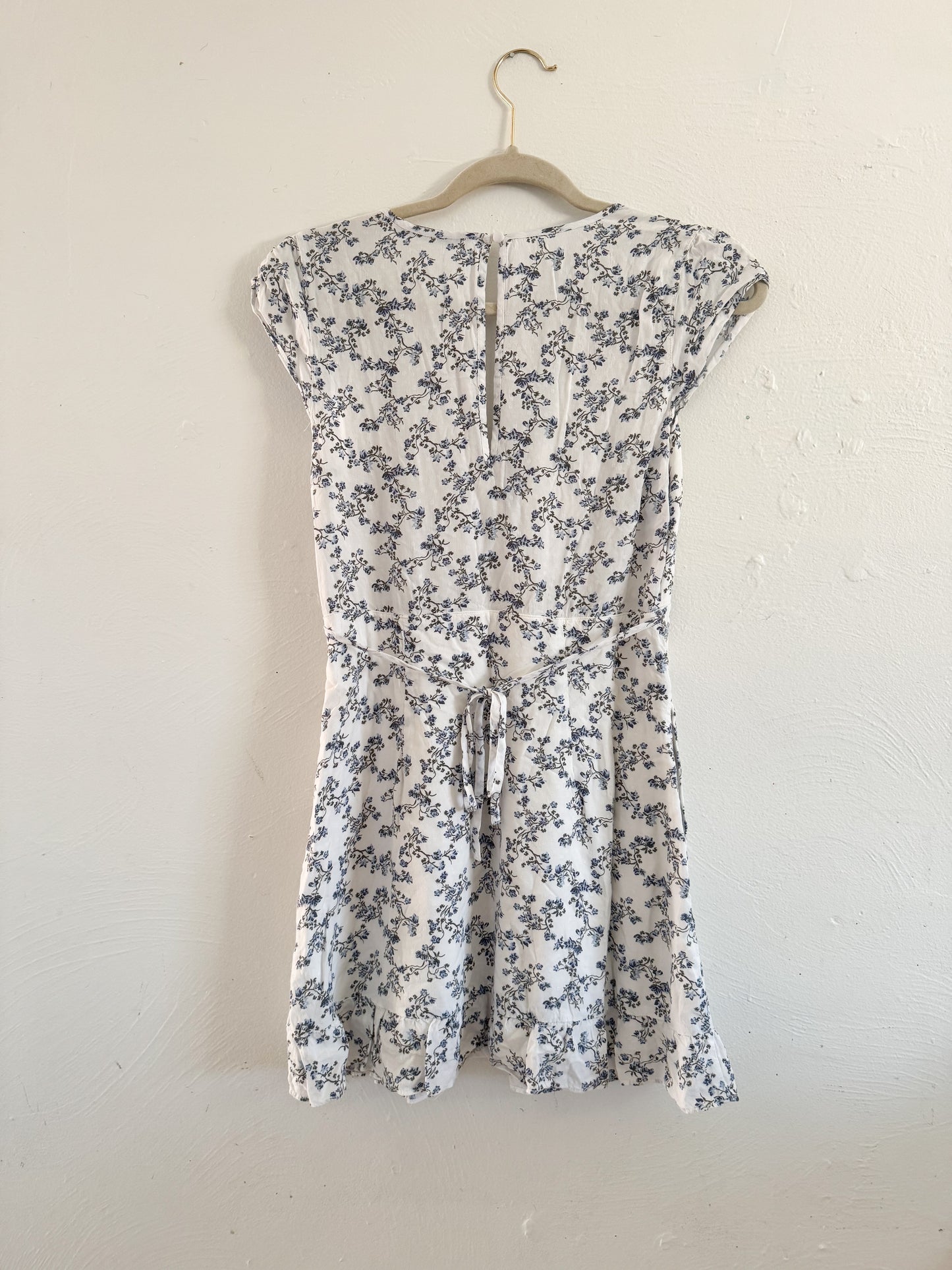 Abercrombie & Fitch Blue Floral Dress Size Small