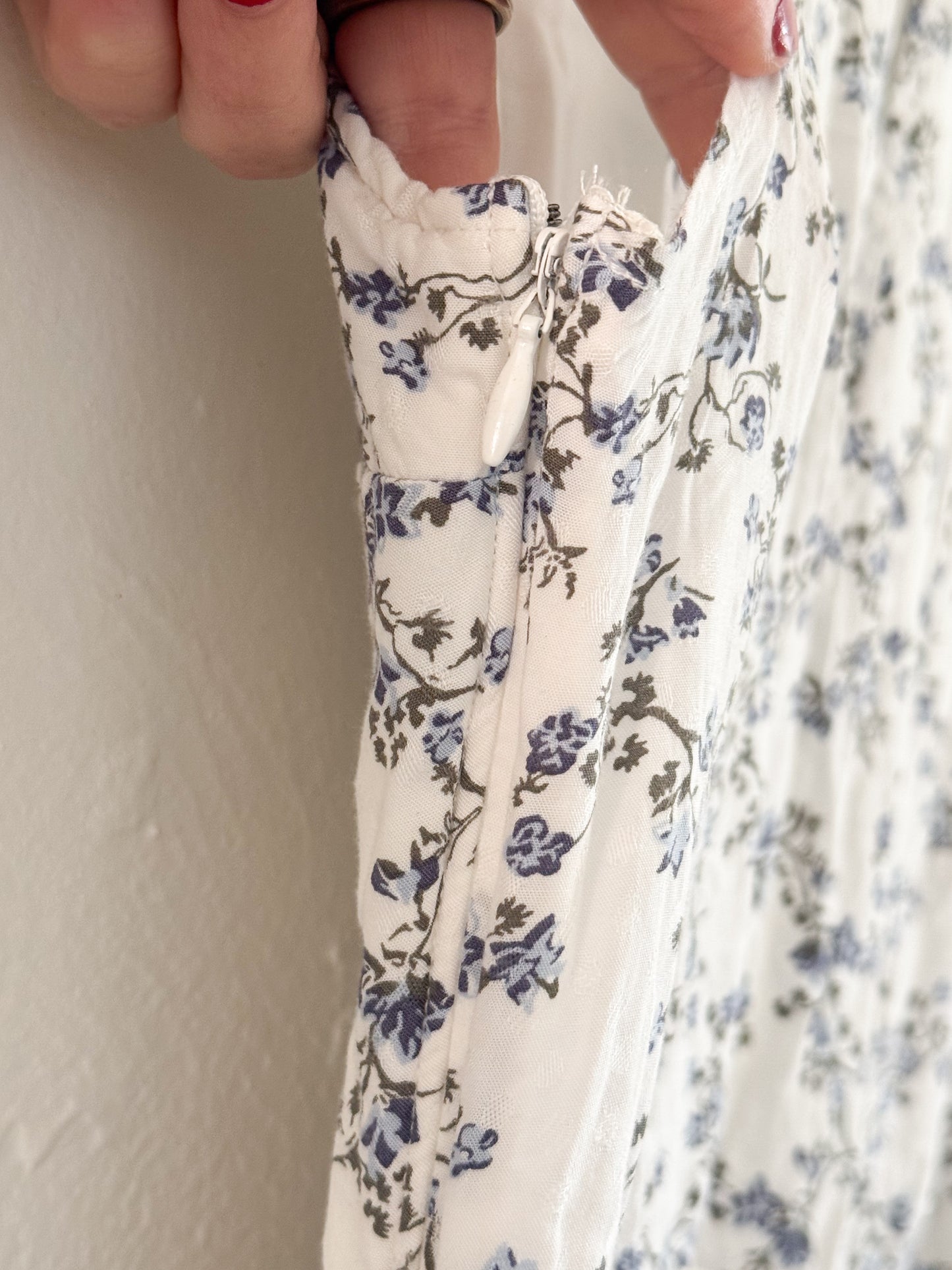 Abercrombie & Fitch Blue Floral Dress Size Small