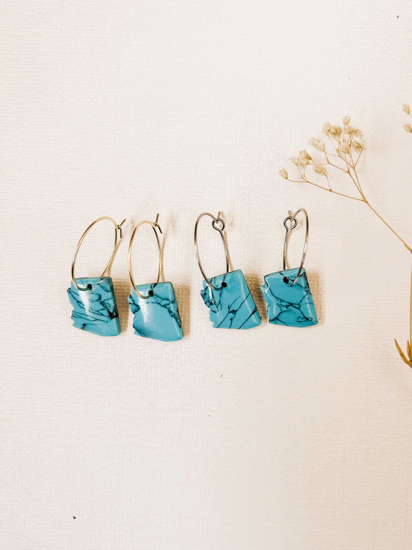 Turquoise Arizona Hoops