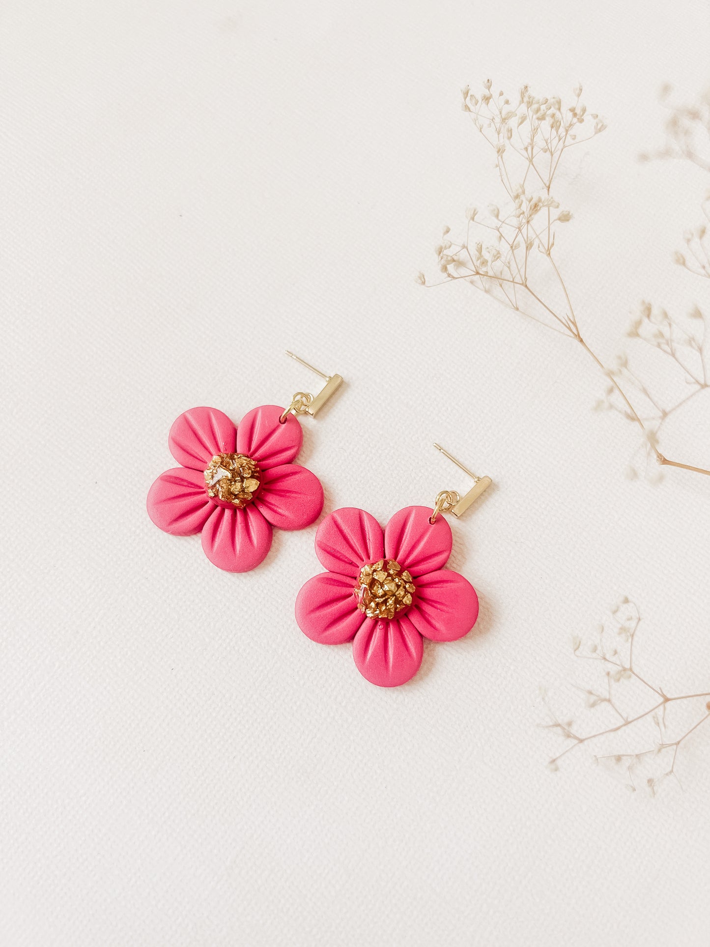 Flower Dangles | Fuchsia