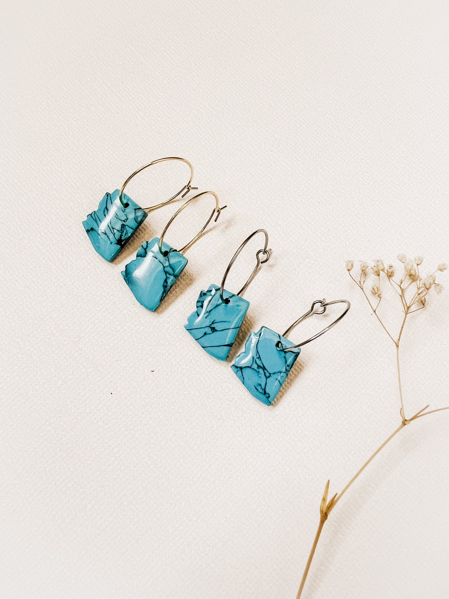 Turquoise Arizona Hoops