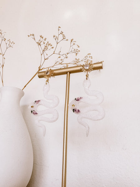 Lavender Floral Translucent Snakes- Made to Order!