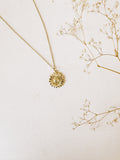 Gold Filled Sunflower Necklace