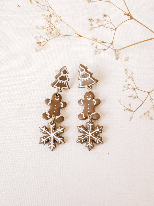 Gingerbread Trio Dangles