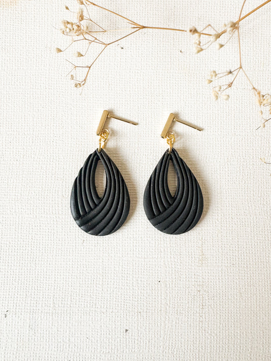 Basic Black Earrings