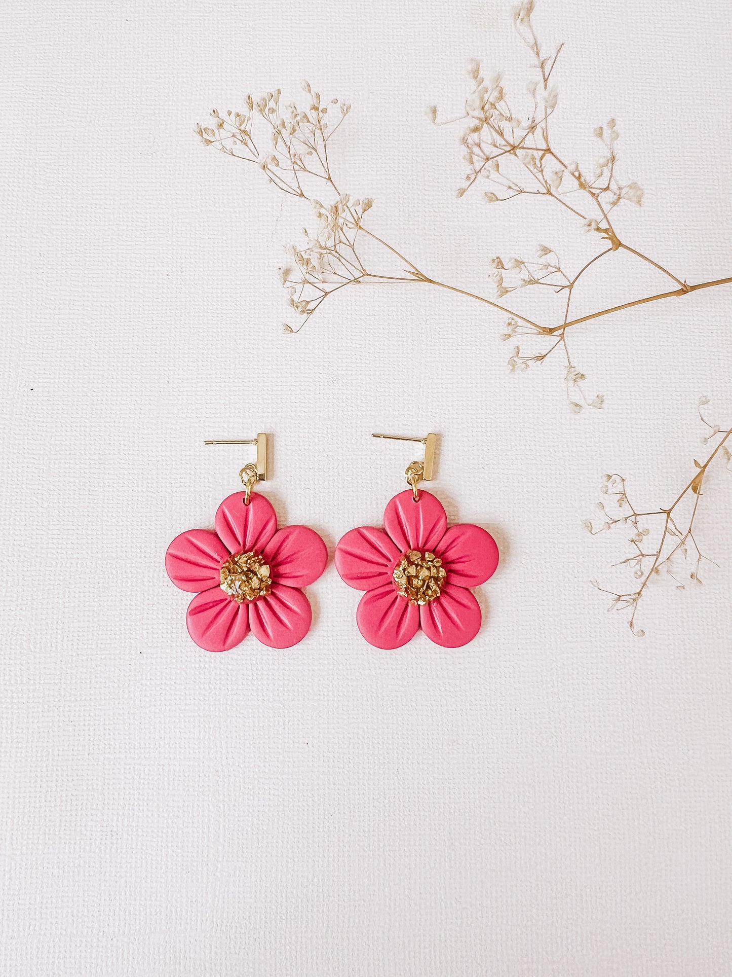 Flower Dangles | Fuchsia