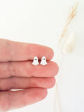 Tiny Ghost Studs