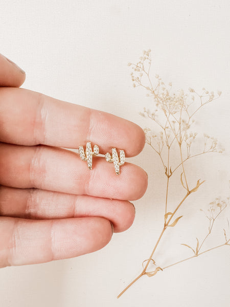 Gold Filled Cactus Studs
